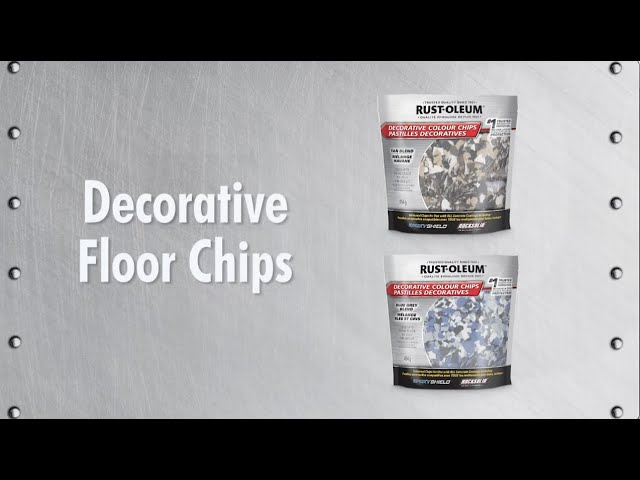How to Apply Rust Oleum Decorative Chips | Concrete Garage Floor Coating | Optional Step