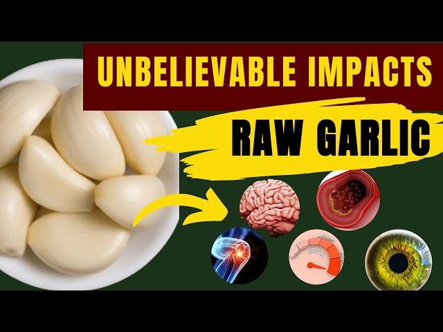 Shocking Impacts of Eating RAW GARLIC at Night