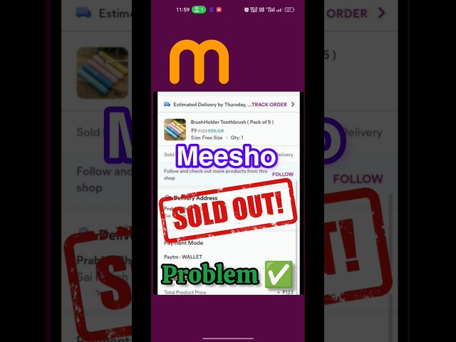 Meesho rs.9 sale live order trick😍 | meesho sold out problem solve | meesho 9 rs sale trick #shorts