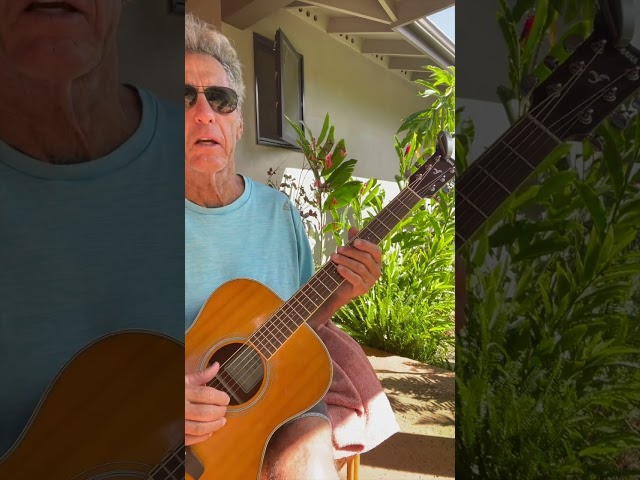 Here’s your acoustic blues tip of the day on the blue morning here in Maui.