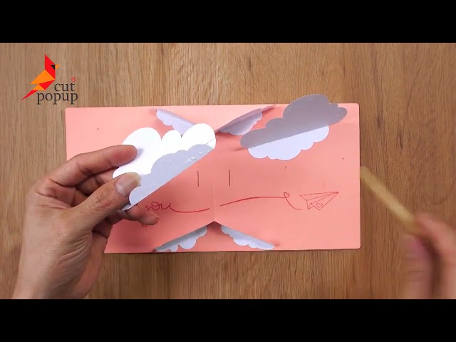 How to made Air Balloon of Love Pop Up Cards By: Cutpopup