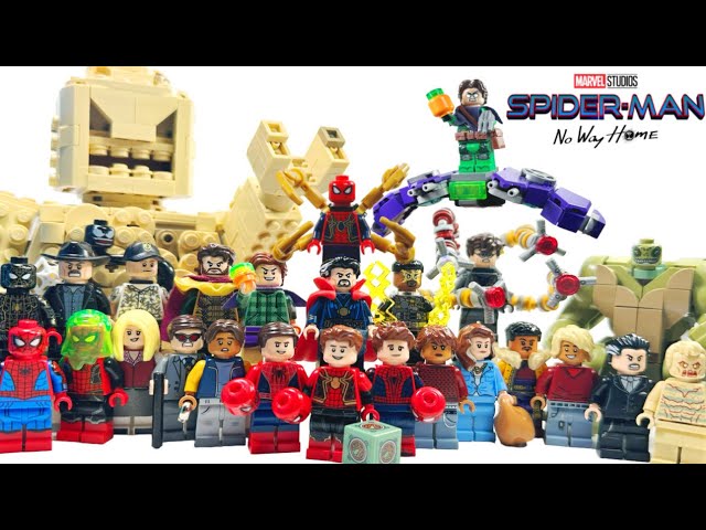 LEGO Spider Man No Way Home Minifigure Collection & How To Upgrade Them!