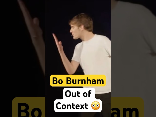 Bo Burnham Out of Context 😳 | #boburnham #comedy #funny #comedian