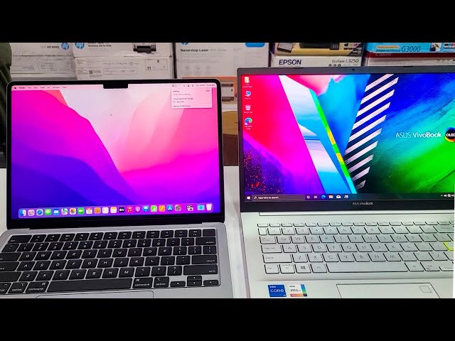 Retina vs Oled Display | Apple Macbook Retina Display vs Asus Vivobook Oled Display