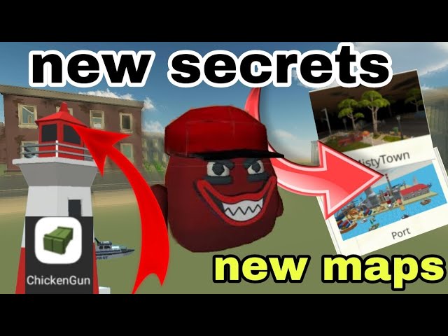 😱Chicken gun private server new secrets || chicken gun new secret items
