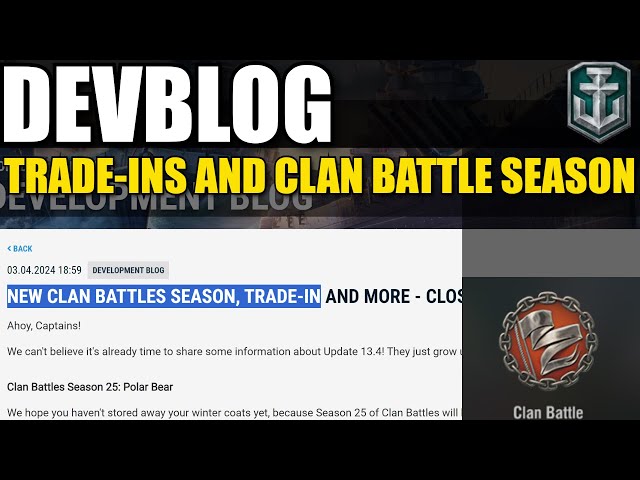 DevBlog - Trade-ins and Clan Battle Support Consumables Announced!