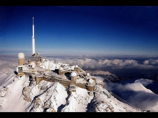 Pic du Midi de Bigorre : observatory on the top of mountain