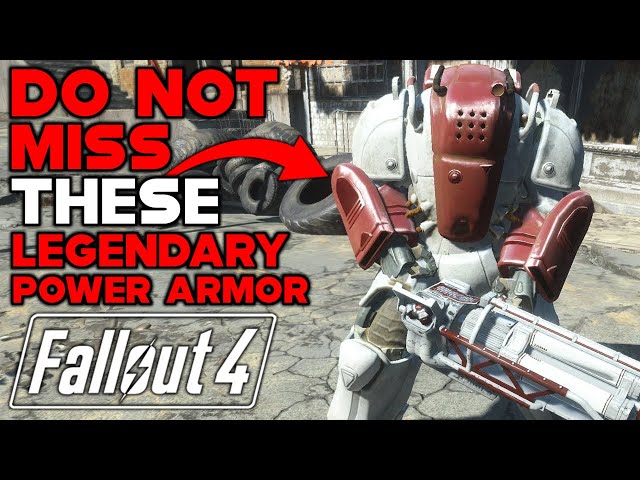 DO NOT MISS THESE LEGENDARY POWER ARMORS IN FALLOUT 4