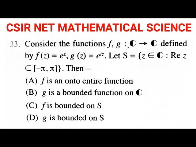 csir net mathematics