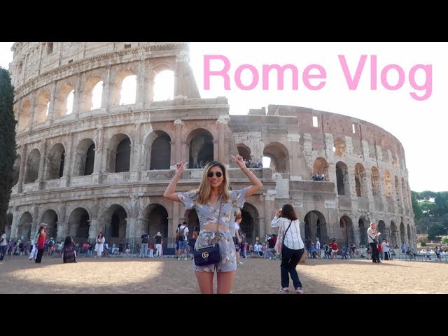 Vlog 1 [Eng Sub] 義大利第一站！來和我一起到羅馬吃吃喝喝，過情人節！Follow me to Rome!!!!!