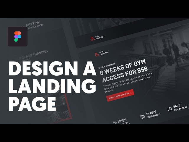Design A Landing Page in Figma
