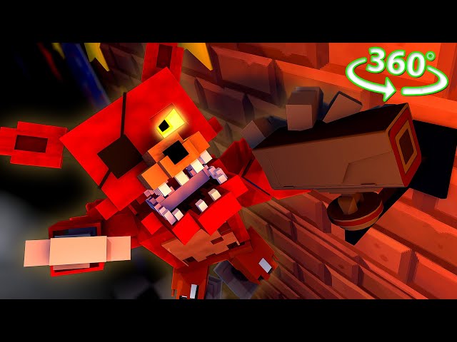 360° Five Nights At Freddy's - Foxy's RETURN - A 360° Minecraft Video