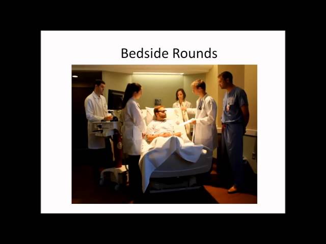 Inpatient Resident Assessment: A Case for Bedside Rounding