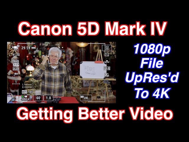 Canon 5D Mark IV 1080 file UpRes to 4K test - Peter Gregg