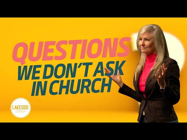Questions We Don't Ask In Church: Where is God In My Suffering?