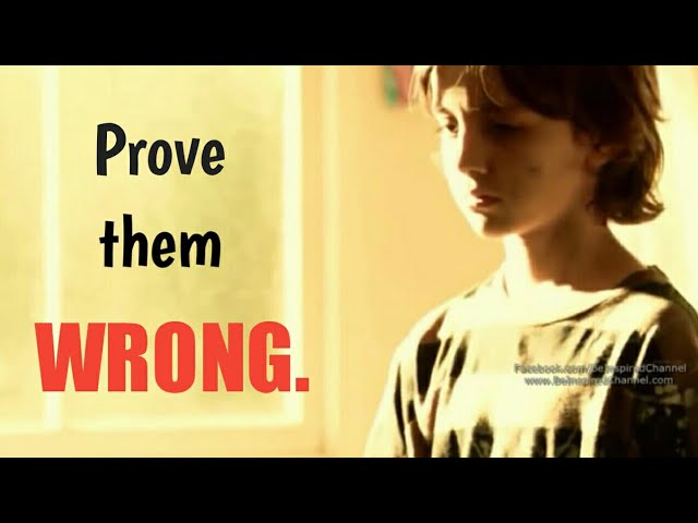 به آنها ثابت کنید که اشتباه می کنند! (فیلم انگیزشی)