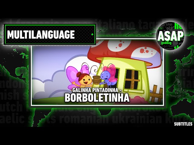 Galinha Pintadinha - “Borboletinha” | Multilanguage (Requested)