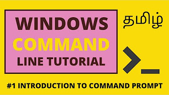Windows Command Line Tutorial Tamil