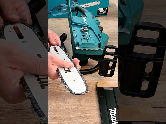 Installing Chain on #makita ChainSaw #bobthetoolman #chainsaw #chainsawman #makitatools #diy #wood