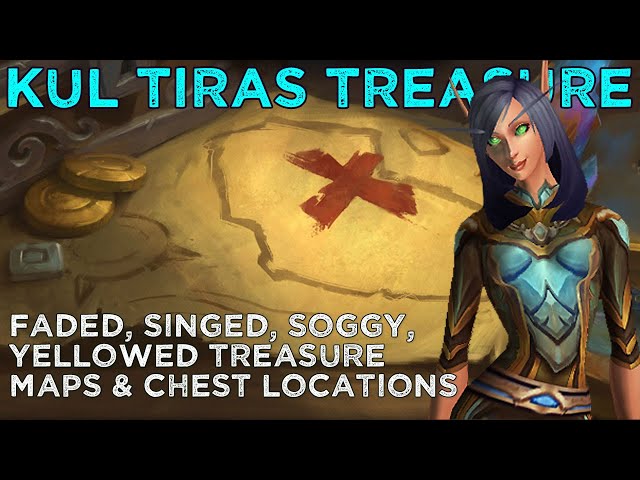 Faded, Singed, Soggy and Yellowed Treasure Maps & Chest Locations - Treasures of Tiragarde Sound