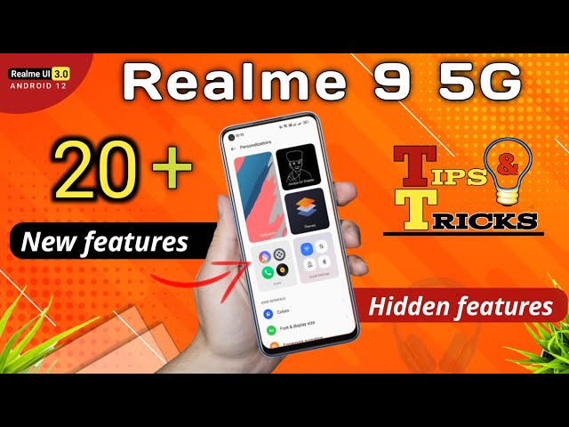 Realme 9 5G UI 3.0 Android 12 Hidden features | Realme 9 5G Amazing New features