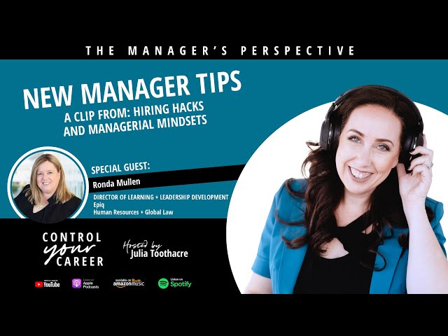 New Manager Tips with Ronda Mullen