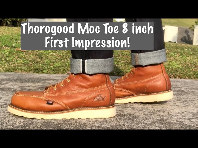 Moc Toe Boots Review | Initial Impression | Thorogood American Heritage 8 Inch | 804-4208