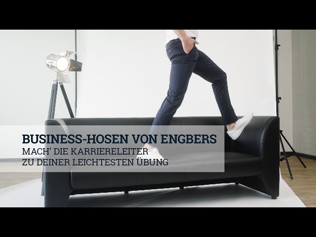 Leg mit Business-Hosen einen drauf: engbers macht die Karriereleiter zur leichtesten Übung