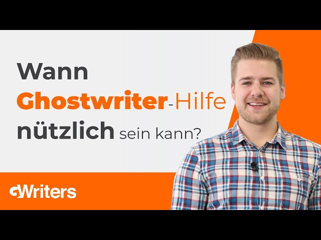 Wann Ghostwriter-Hilfe nützlich sein kann?