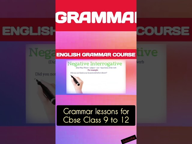 English Grammar Course | For Class 9 to 12 |Past Indefinite Tense |#grammarcourse #tense  #shorts