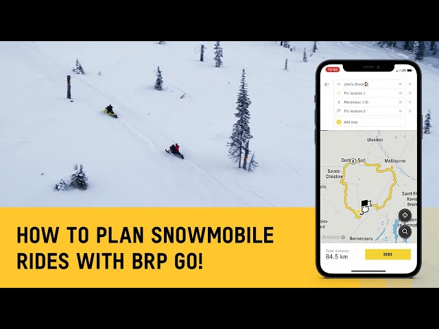 How to Plan a Snowmobile Ride with BRP GO!