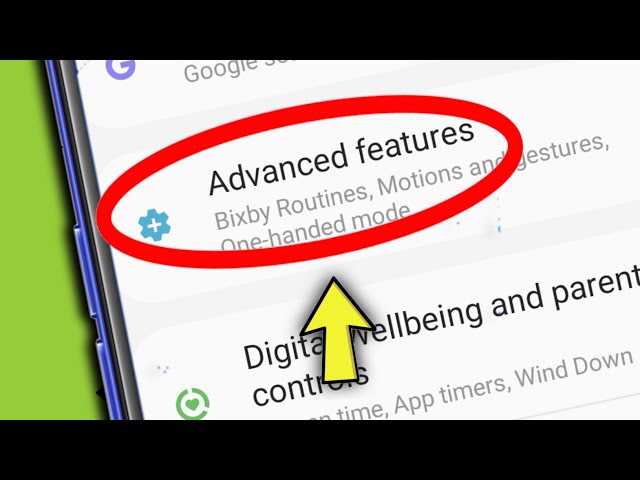 Samsung ||  Advanced Features Setting in Smart phone m51