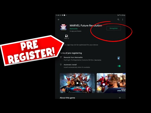 How To Pre Register For Marvel Future Revolution On Android/IOS UPDATED!