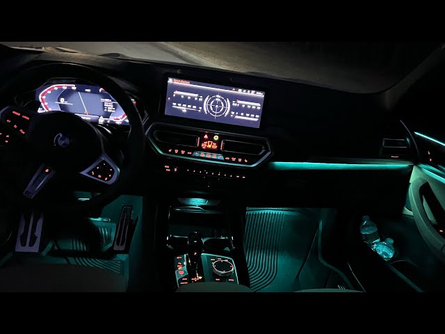 2022 BMW X3 LCI - Epic Interior/Exterior Lights 🌟💫Night Cinematic
