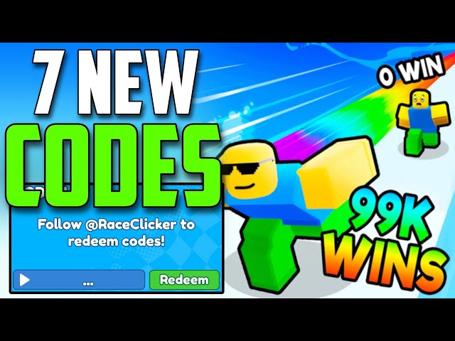 *NEW* ALL WORKING CODES FOR RACE CLICKER IN 2024! ROBLOX RACE CLICKER CODES