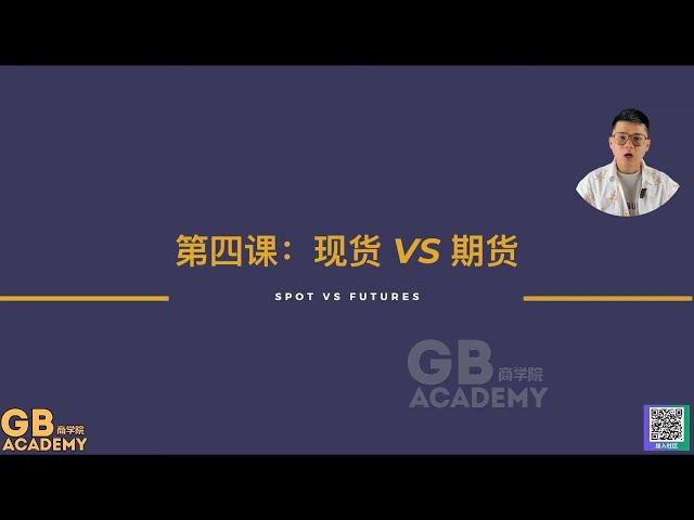 第四课 | 现货vs期货 | 交易基础课堂 | GB Academy x DoubleA