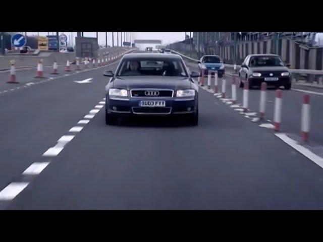 Top Gear - Audi A8 Fuel Economy Challenge from London to Edinburgh and back to London with one tank