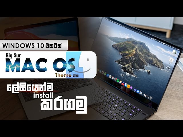 Mac OS theme for windows | Rainmeter skins | In Sinhala | SL Tech Buddy