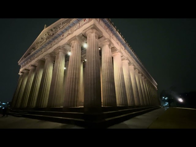 The Parthenon by night. Nashville, Tennessee
