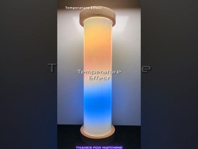 DIY LED Effects Lamp: Temperature Effect #shorts