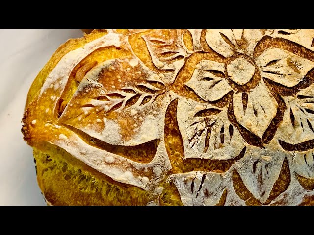 Scoring Sourdough Bread ~ Floral