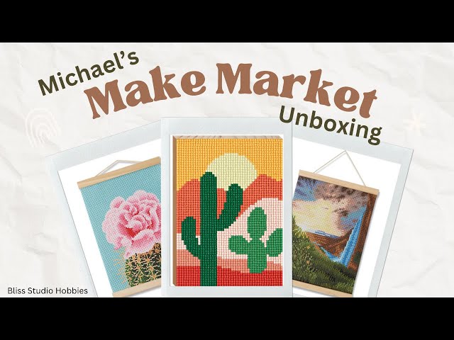 Diamond Painting Unboxing | Michael’s | Make Market