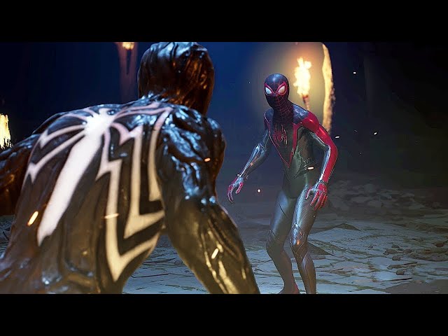Miles Morales Vs. Peter Parker Boss Fight (Ultimate Difficulty) - No Damage - Marvel’s Spider-Man 2