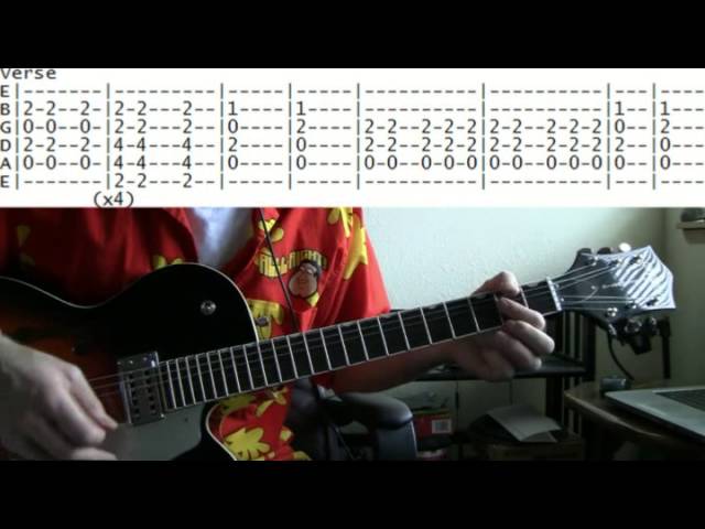 Slow Ride Tab & Guitar Chords with Guitar Lesson by Foghat