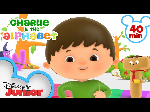 Charlie Meets the Letters S T U V W X Y Z | Part 4 | Kids Songs and Nursery Rhymes | @disneyjunior