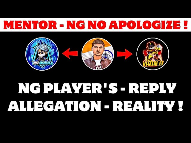 NG PLAYER'S - REPLY ALLEGATIONS !🤬💯| MENTOR - NO APOLOGIZE !🙏| KHATRI , BADAL React - On Carding ?😮