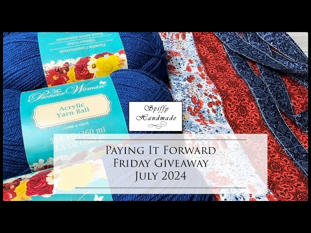 #payingitforwardfriday July 2024 Giveaway