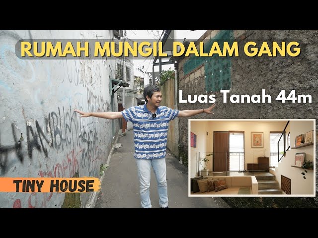 Rumah Mungil Dalam Gang Bikin Tercengang | Tiny House Living High
