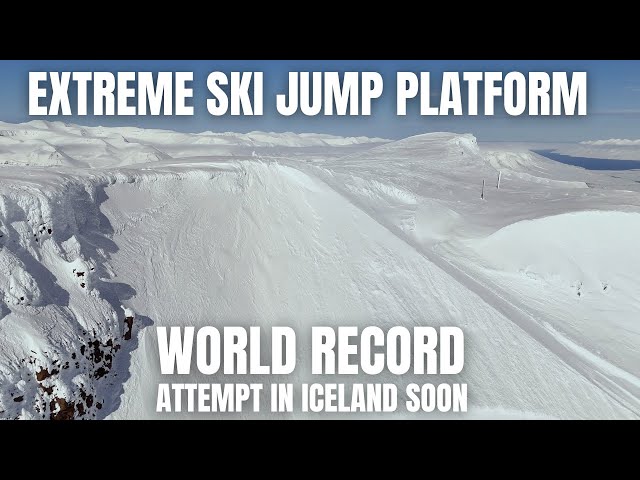 Will Red Bull Break The World Record In Ski Jump in Iceland 2024 - Extreme Attempt