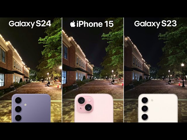 Samsung Galaxy S24 VS iPhone 15 VS Galaxy S23 Camera Test Comparison
